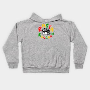 Rasta Racoon Kids Hoodie